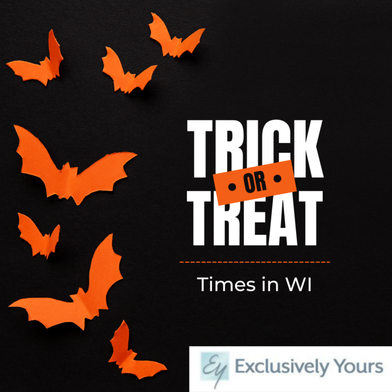 Trick-or-Treat times Wisconsin 2023
